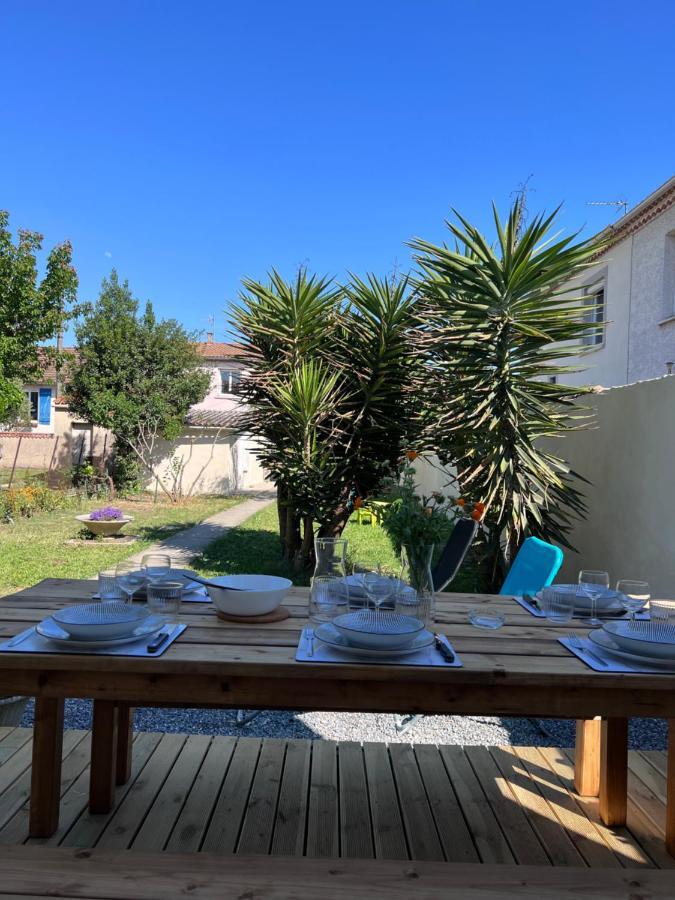 Charmante Maison Climatisee Avec Piscine Au Calme A Carcassone Exterior photo