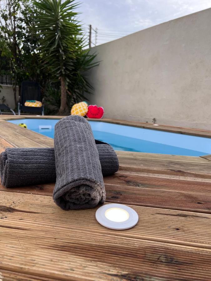Charmante Maison Climatisee Avec Piscine Au Calme A Carcassone Exterior photo